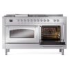 ILVE_UN60FSNMPSSC_Nostalgie_II_60"_Dual_Fuel_Range_side_oven_door_opened