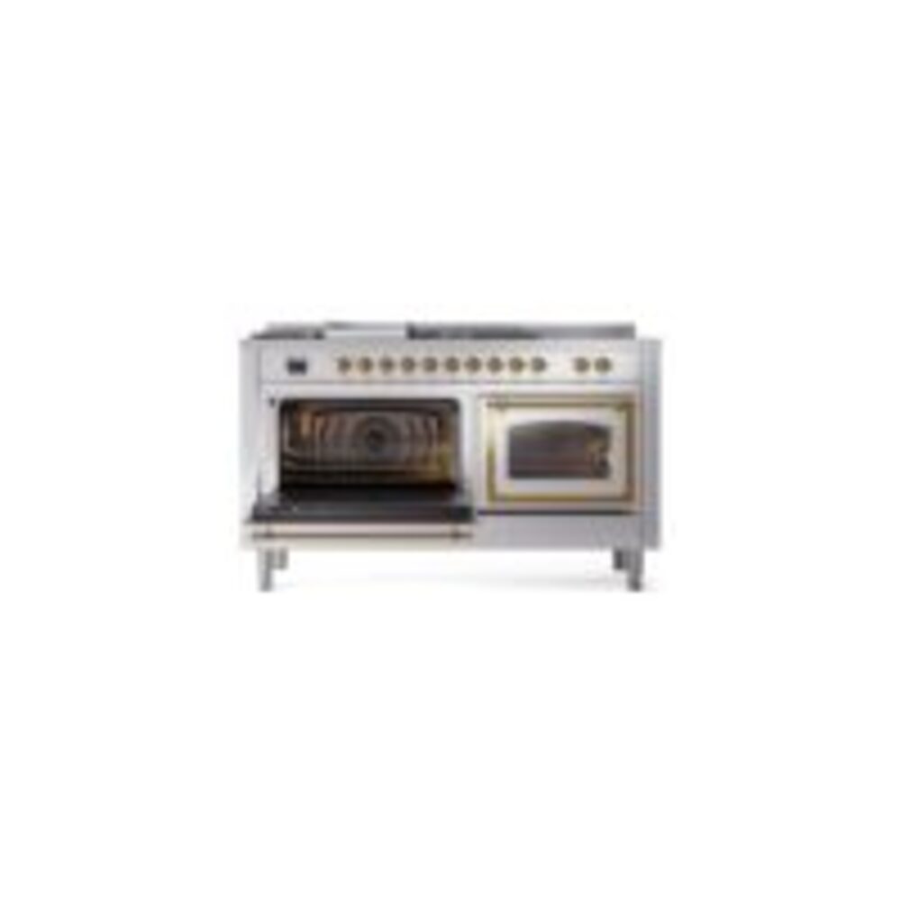 ILVE_UN60FSNMPSSGLP_Nostalgie_II_60"_Dual_Fuel_Range_main_oven_door_opened