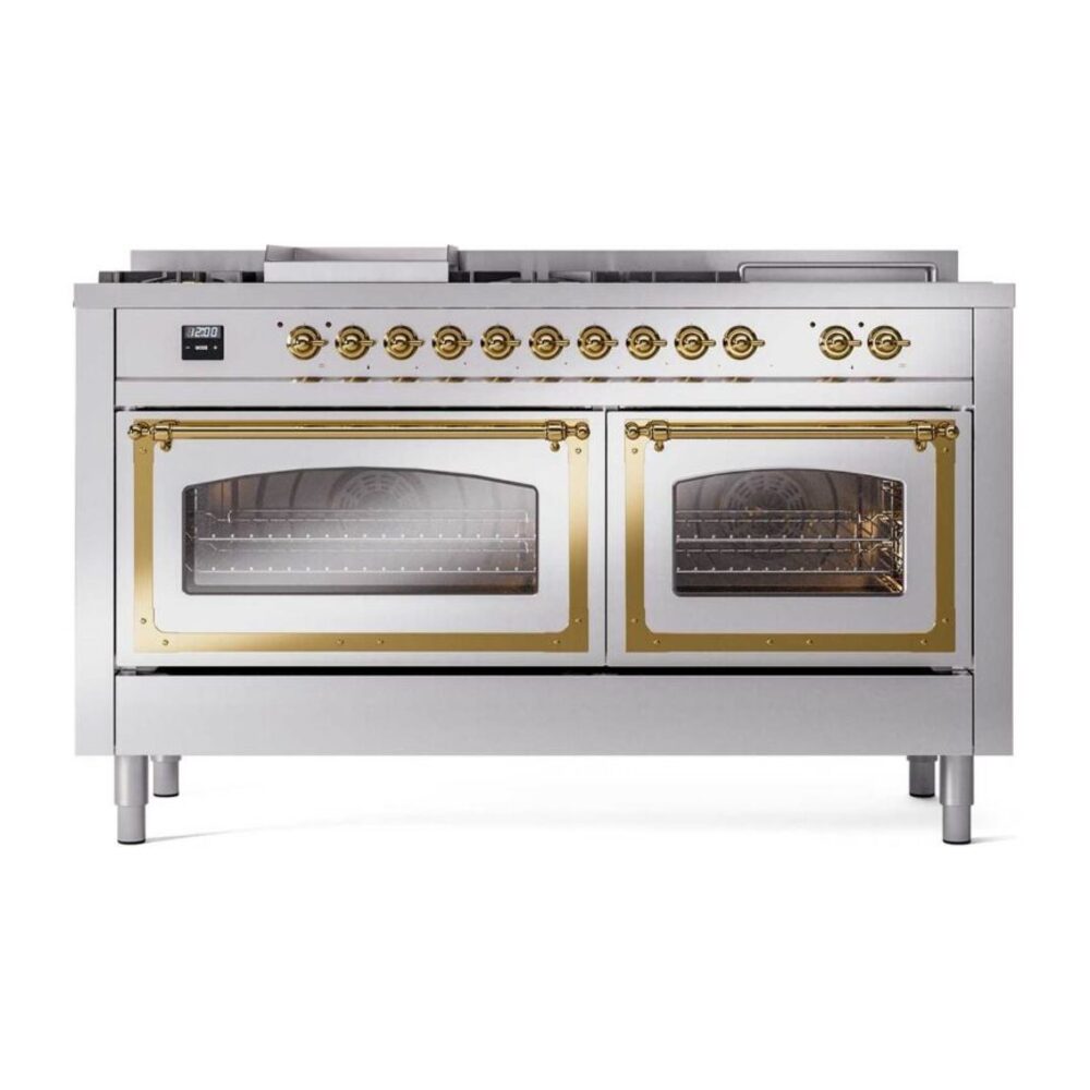ILVE_UN60FSNMPSSG_Nostalgie_II_60"_Dual_Fuel_Range_front_view