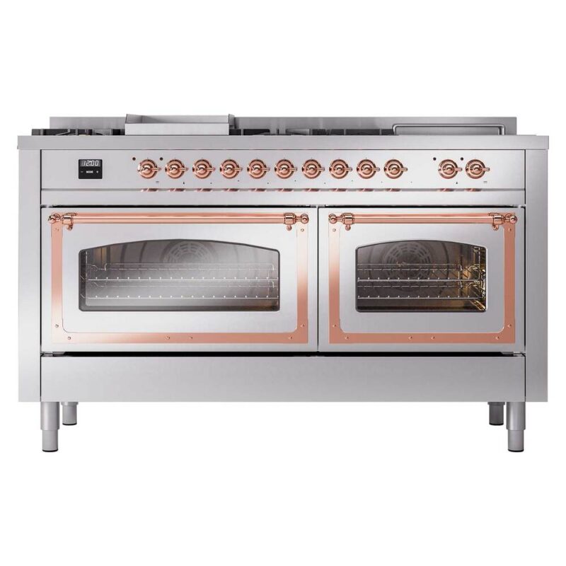 ILVE_UN60FSNMPSSPLP_Nostalgie_II_60"_Dual_Fuel_Range_front_view