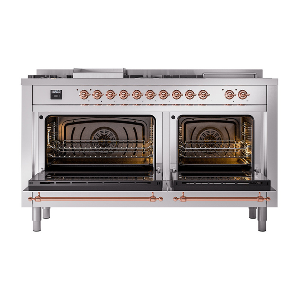 ILVE_UN60FSNMPSSPLP_Nostalgie_II_60"_Dual_Fuel_Range_oven_door_opened