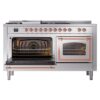 ILVE_UN60FSNMPSSP_Nostalgie_II_60"_Dual_Fuel_Range_main_oven_door_opened