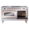 ILVE_UN60FSNMPSSP_Nostalgie_II_60"_Dual_Fuel_Range_side_oven_door_opened