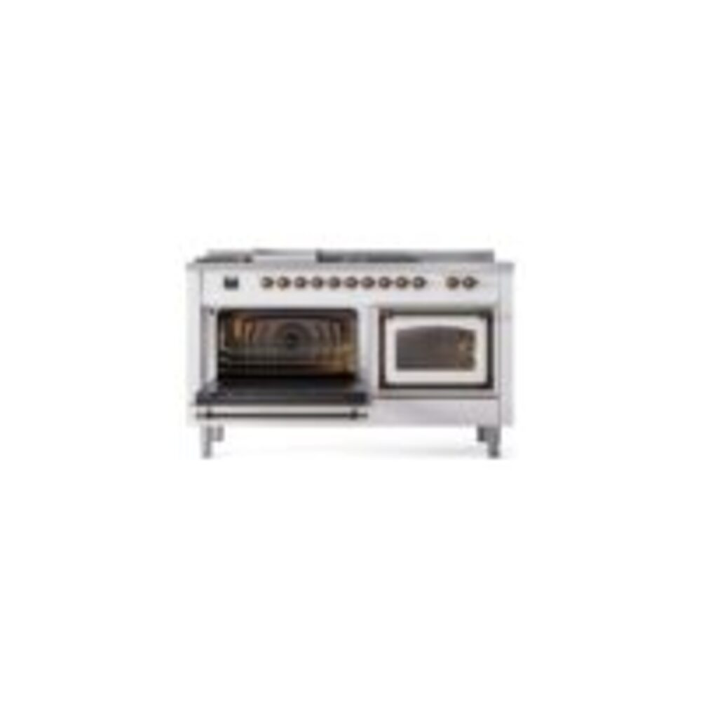 ILVE_UN60FSNMPWHB_Nostalgie_II_60"_Dual_Fuel_Range_main_oven_door_opened