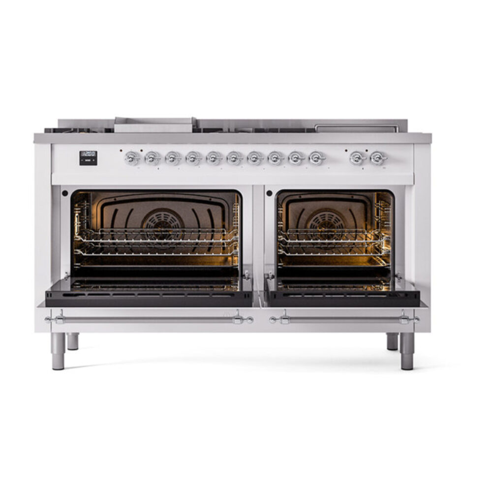 ILVE_UN60FSNMPWHC_Nostalgie_II_60"_Dual_Fuel_Range_oven_door_opened