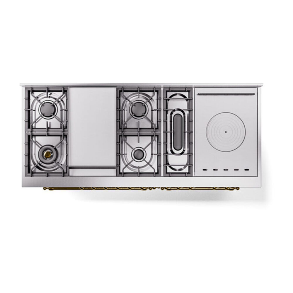 ILVE_UN60FSNMPWHGLP_Nostalgie_II_60"_Dual_Fuel_Range_top_view