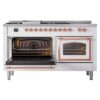 ILVE_UN60FSNMPWHP_Nostalgie_II_60"_Dual_Fuel_Range_main_oven_door_opened