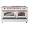 ILVE_UN60FSNMPWHP_Nostalgie_II_60"_Dual_Fuel_Range_drawer_opened