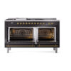 ILVE_UN60FSQNMPBKG_Nostalgie_II_60"_Dual_Fuel_Range_oven_door_opened