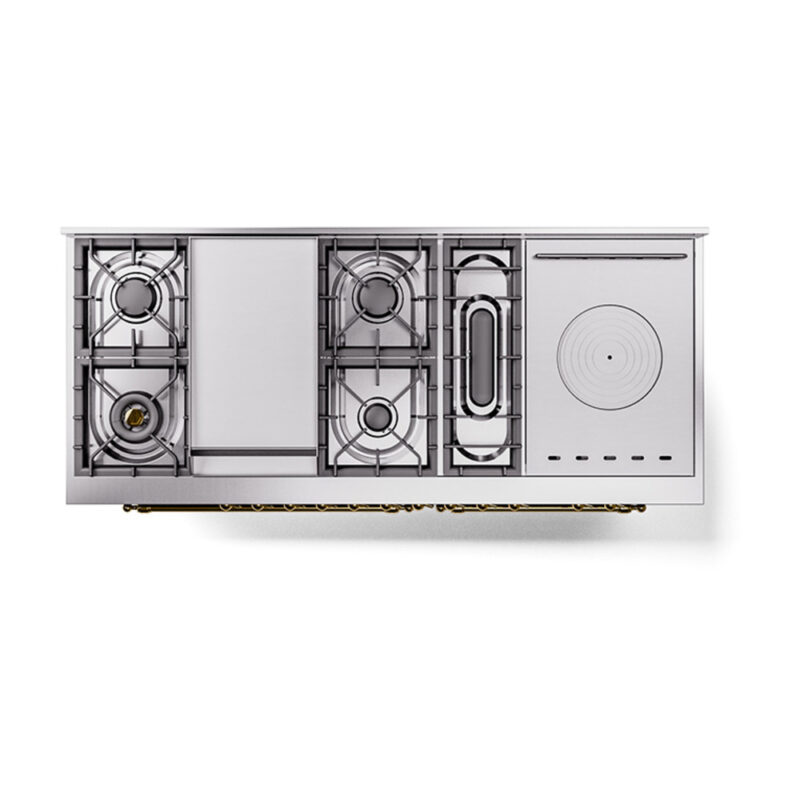 ILVE_UN60FSQNMPBKG_Nostalgie_II_60"_Dual_Fuel_Range_top_view