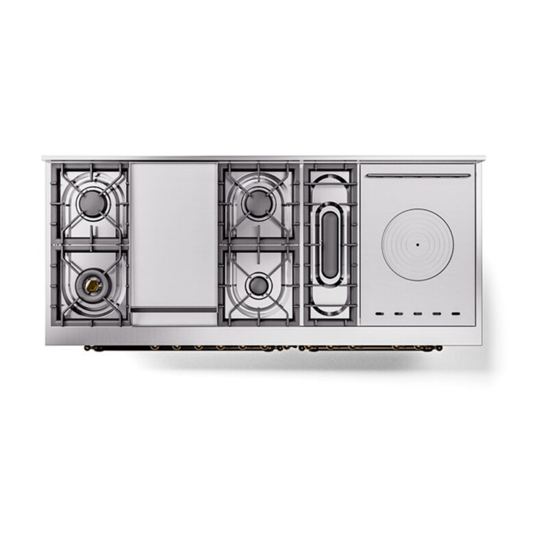ILVE_UN60FSQNMPBUBLP_Nostalgie_II_60"_Dual_Fuel_Range_top_view