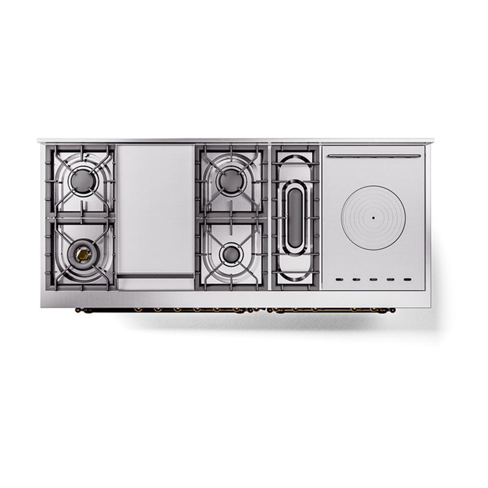 ILVE_UN60FSQNMPEGBLP_Nostalgie_II_60"_Dual_Fuel_Range_top_view