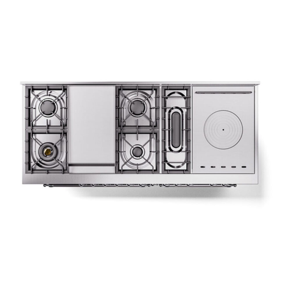 ILVE_UN60FSQNMPEGCLP_Nostalgie_II_60"_Dual_Fuel_Range_top_view