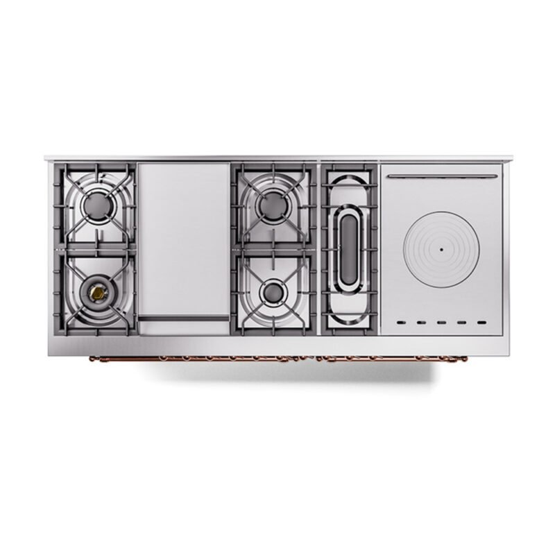 ILVE_UN60FSQNMPEGPLP_Nostalgie_II_60"_Dual_Fuel_Range_top_view