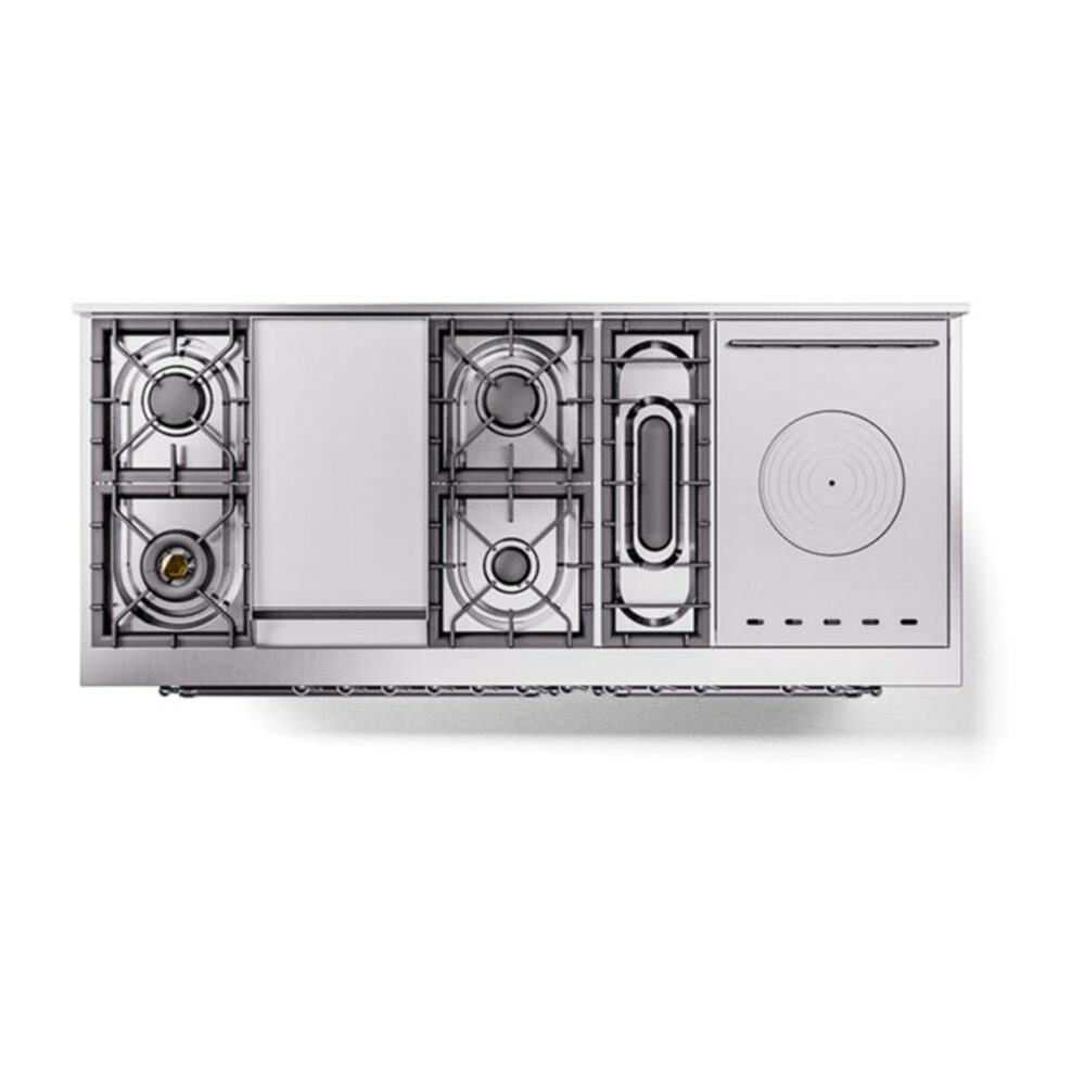 ILVE_UN60FSQNMPMBCLP_Nostalgie_II_60"_Dual_Fuel_Range_top_view