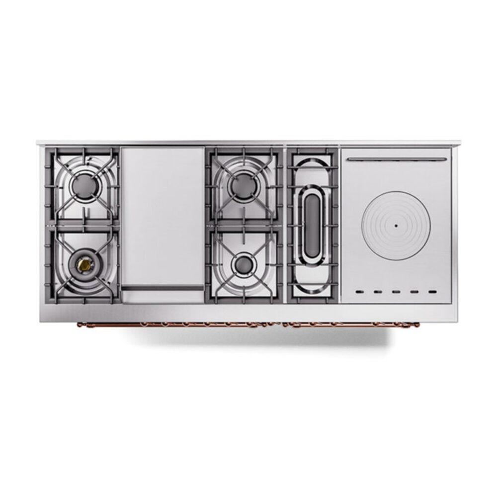 ILVE_UN60FSQNMPMBPLP_Nostalgie_II_60"_Dual_Fuel_Range_top_view