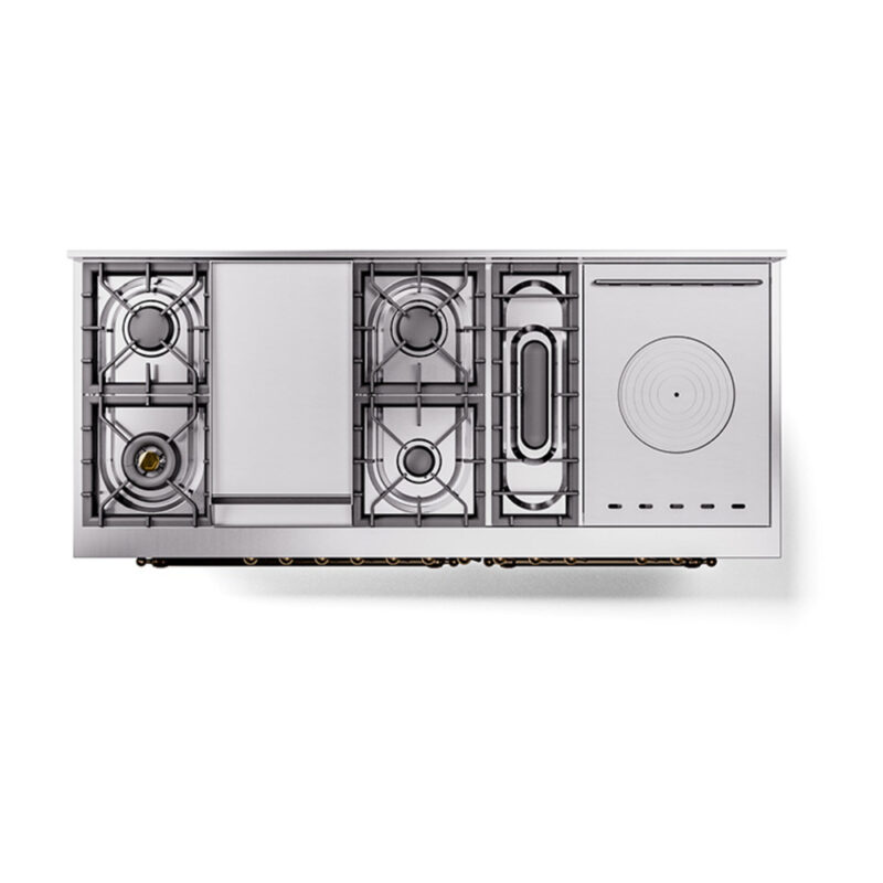 ILVE_UN60FSQNMPMGB_Nostalgie_II_60"_Dual_Fuel_Range_top_view