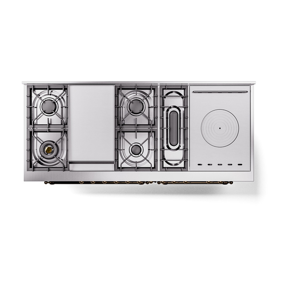 ILVE_UN60FSQNMPMGB_Nostalgie_II_60"_Dual_Fuel_Range_top_view