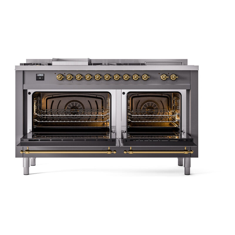 ILVE_UN60FSQNMPMGGLP_Nostalgie_II_60"_Dual_Fuel_Range_oven_door_opened