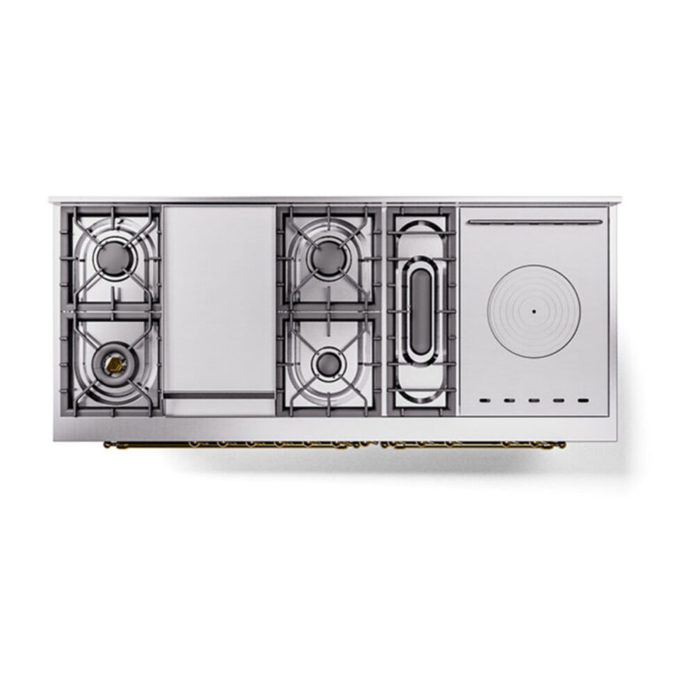 ILVE_UN60FSQNMPMGG_Nostalgie_II_60"_Dual_Fuel_Range_top_view