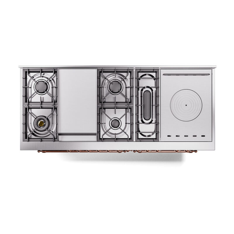 ILVE_UN60FSQNMPMGP_Nostalgie_II_60"_Dual_Fuel_Range_top_view
