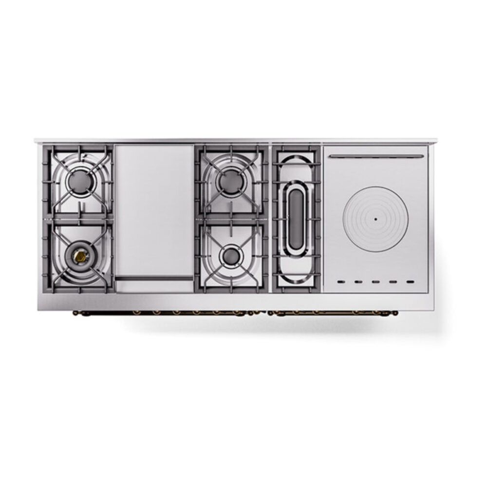 ILVE_UN60FSQNMPRABLP_Nostalgie_II_60"_Dual_Fuel_Range_top_view