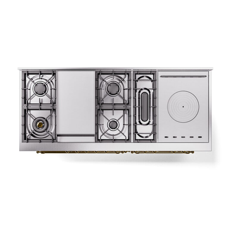 ILVE_UN60FSQNMPRAGLP_Nostalgie_II_60"_Dual_Fuel_Range_top_view