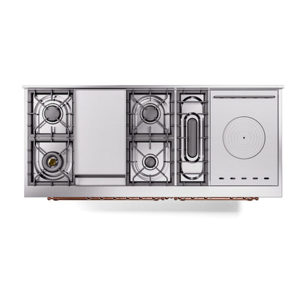 ILVE_UN60FSQNMPRAPLP_Nostalgie_II_60"_Dual_Fuel_Range_top_view