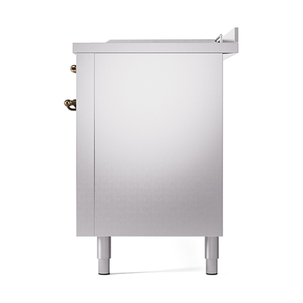 ILVE UN60F Nostalgie II Noblesse 60" Dual Fuel Range ILVE_UN60FSQNMPSSB_Nostalgie_II_Right_Angle