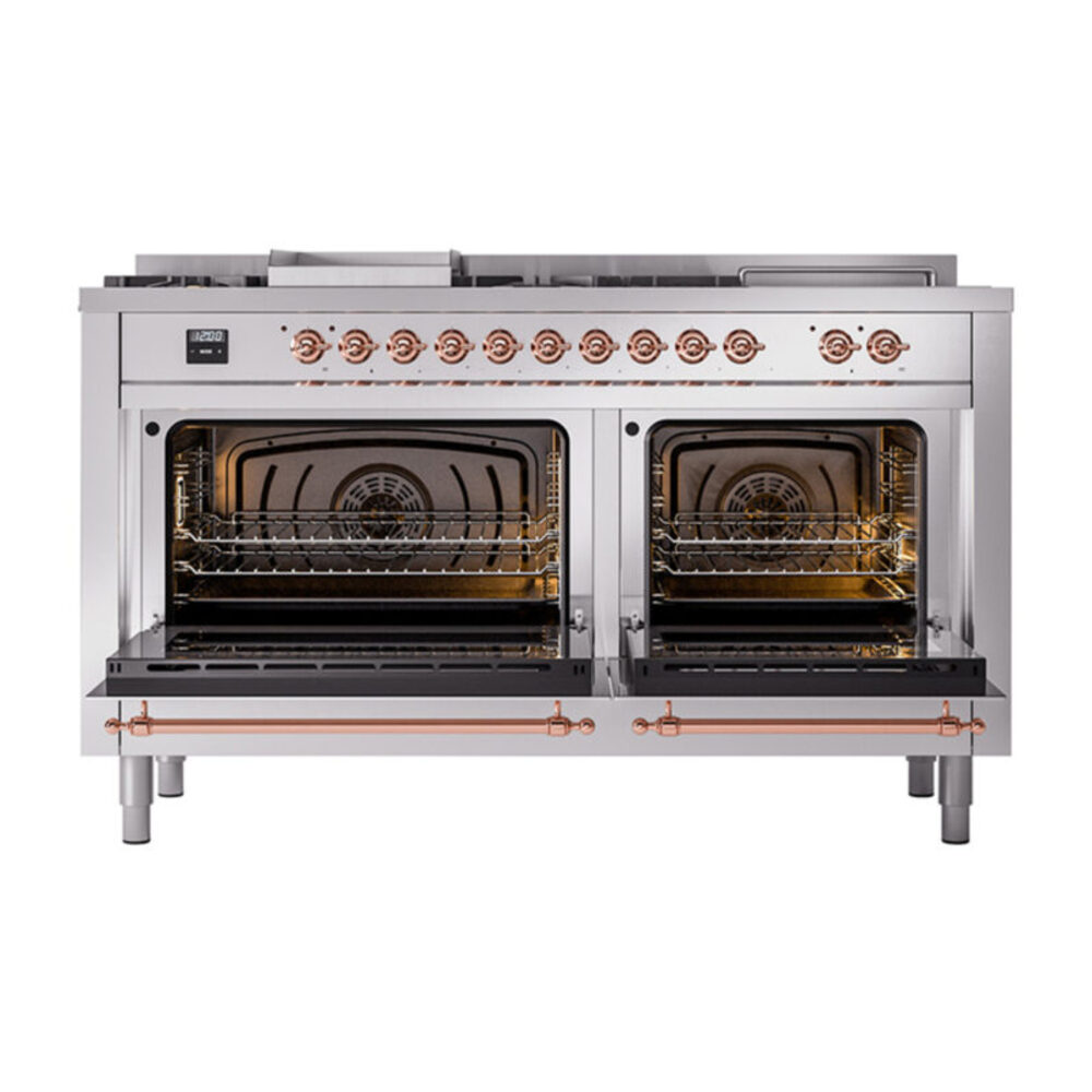 ILVE_UN60FSQNMPSSPLP_Nostalgie_II_60"_Dual_Fuel_Range_oven_door_opened