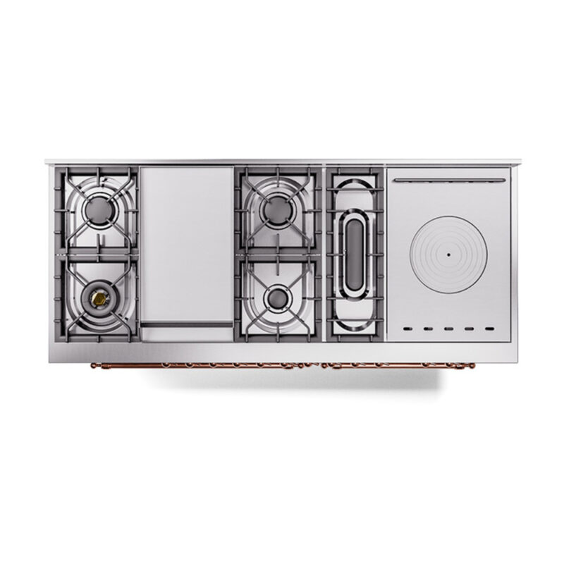 ILVE_UN60FSQNMPSSP_Nostalgie_II_60"_Dual_Fuel_Range_top_view
