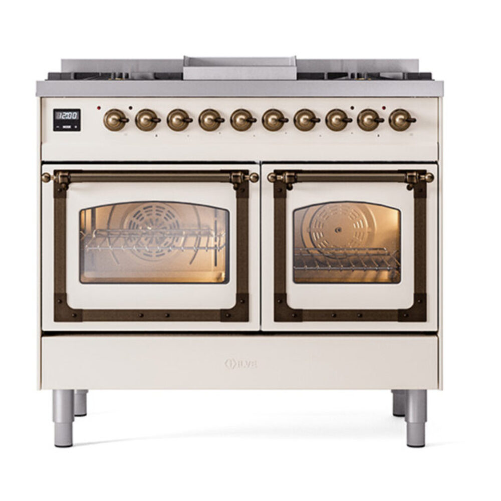 ILVE_UND40FNMPAWB_Nostalgie_II_40"_Dual_Fuel_Range_front_view