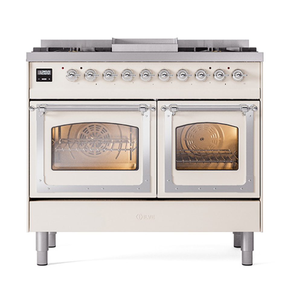 ILVE_UND40FNMPAWCLP_Nostalgie_II_40"_Dual_Fuel_Range_front_view