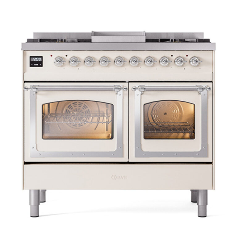 ILVE_UND40FNMPAWC_Nostalgie_II_40"_Dual_Fuel_Range_front_view
