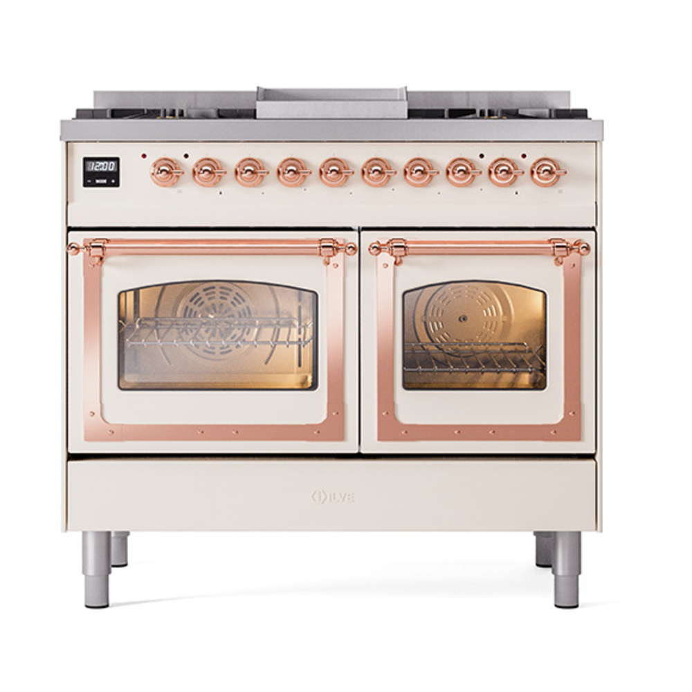 ILVE_UND40FNMPAWPLP_Nostalgie_II_40"_Dual_Fuel_Range_front_view