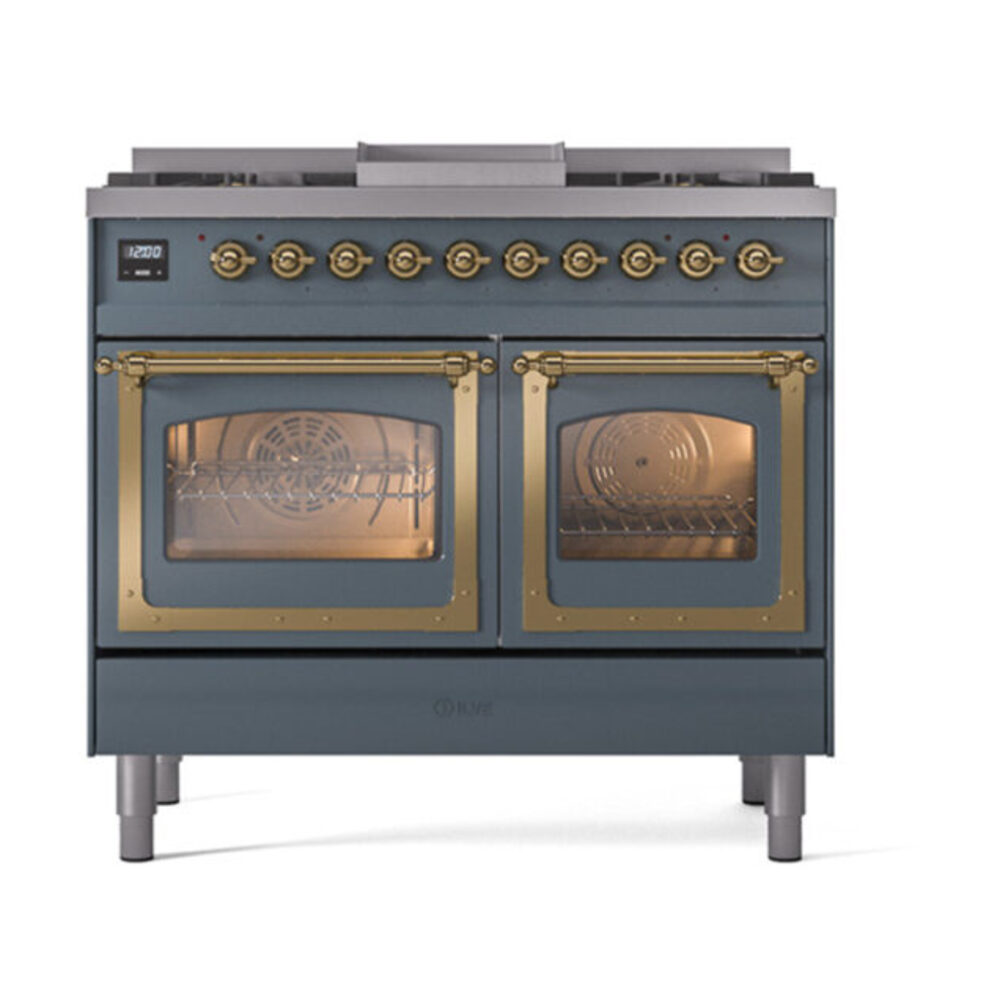 ILVE_UND40FNMPBGG_Nostalgie_II_40"_Dual_Fuel_Range_front_view