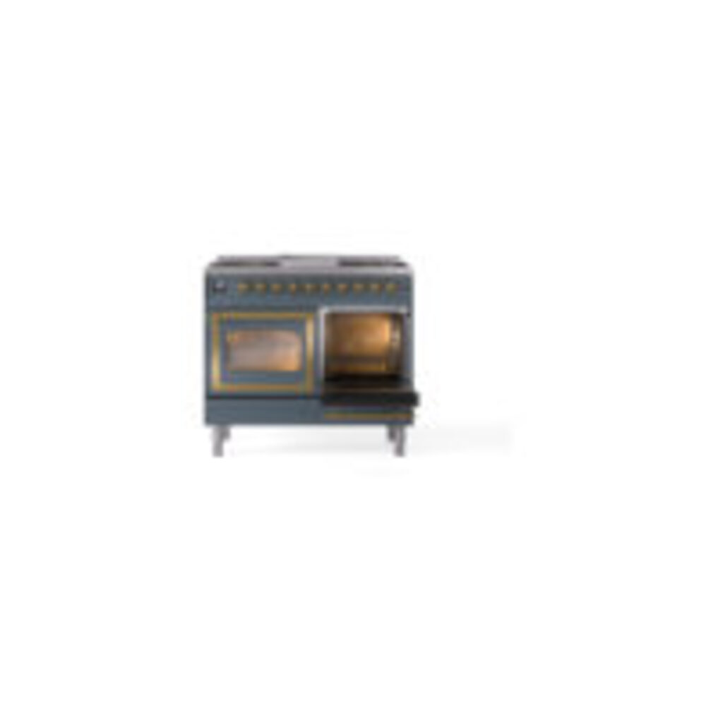 ILVE_UND40FNMPBGG_Nostalgie_II_40"_Dual_Fuel_Range_side_oven_door_opened