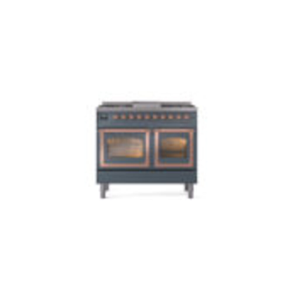 ILVE_UND40FNMPBGP_Nostalgie_II_40"_Dual_Fuel_Range_front_view