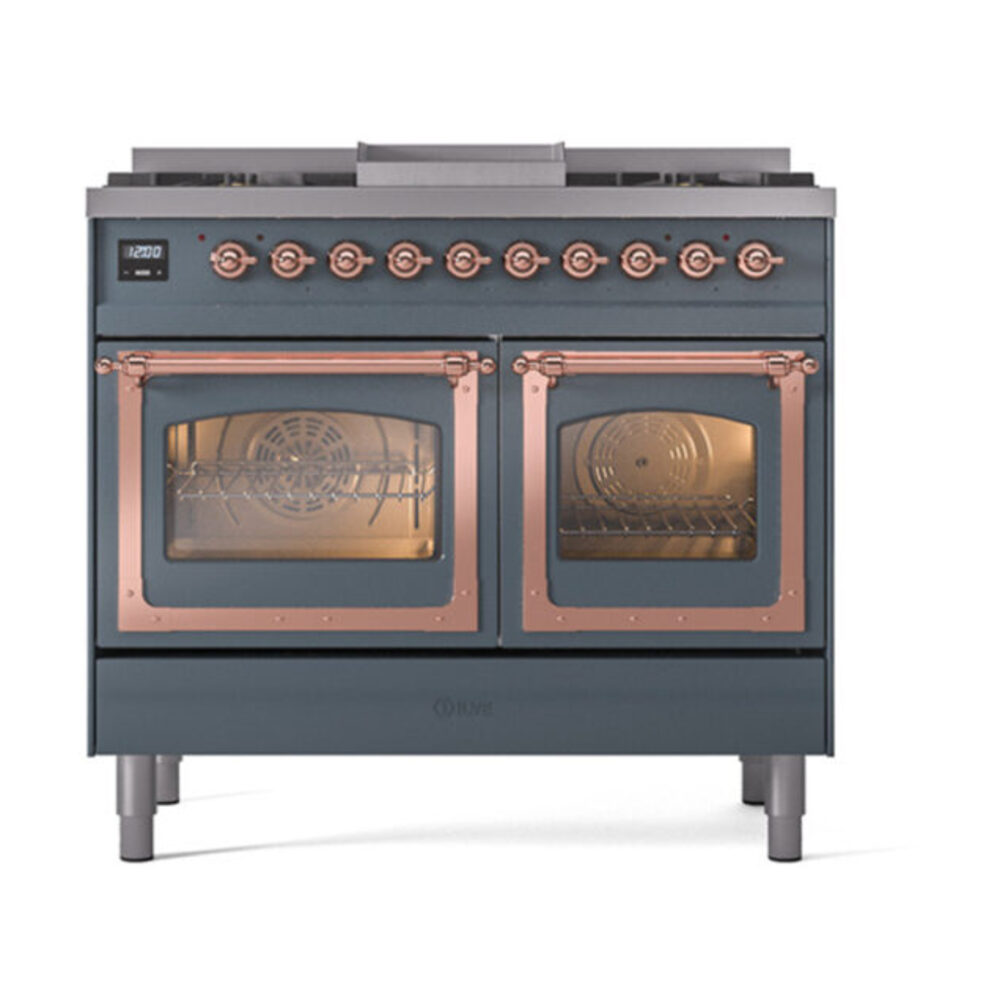 ILVE_UND40FNMPBGP_Nostalgie_II_40"_Dual_Fuel_Range_front_view