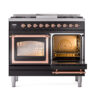 ILVE_UND40FNMPBKPLP_Nostalgie_II_40"_Dual_Fuel_Range_side_oven_door_opened