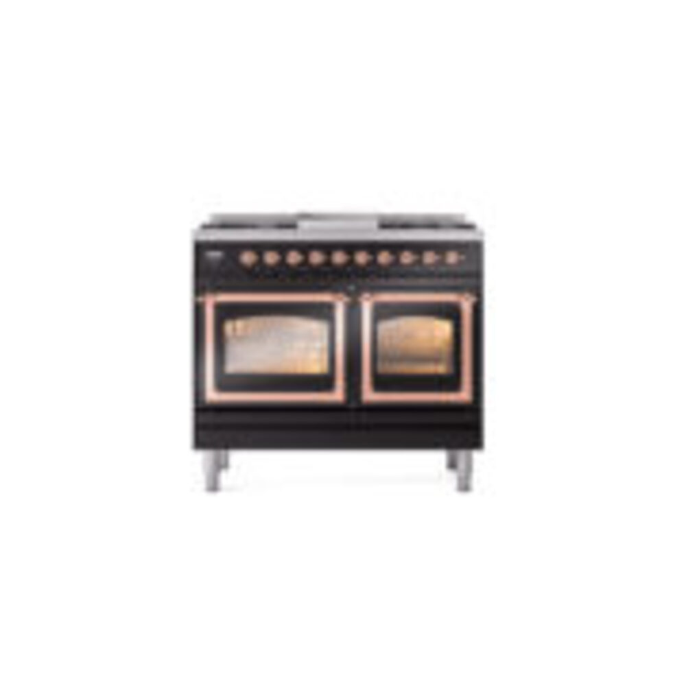 ILVE_UND40FNMPBKP_Nostalgie_II_40"_Dual_Fuel_Range_front_view