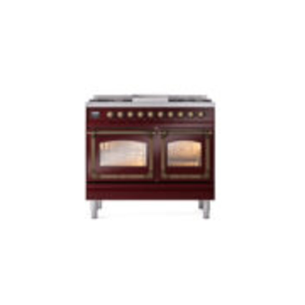 ILVE_UND40FNMPBUBLP_Nostalgie_II_40"_Dual_Fuel_Range_front_view