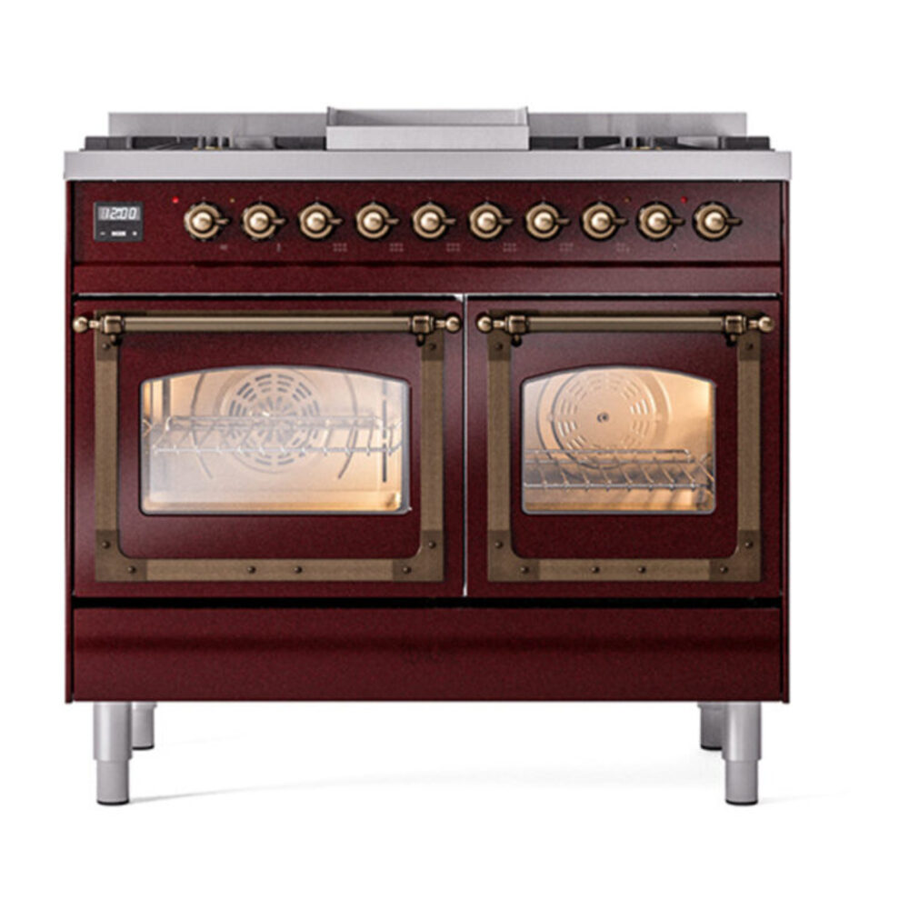 ILVE_UND40FNMPBUB_Nostalgie_II_40"_Dual_Fuel_Range_front_view