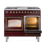 ILVE_UND40FNMPBUB_Nostalgie_II_40"_Dual_Fuel_Range_side_oven_door_opened