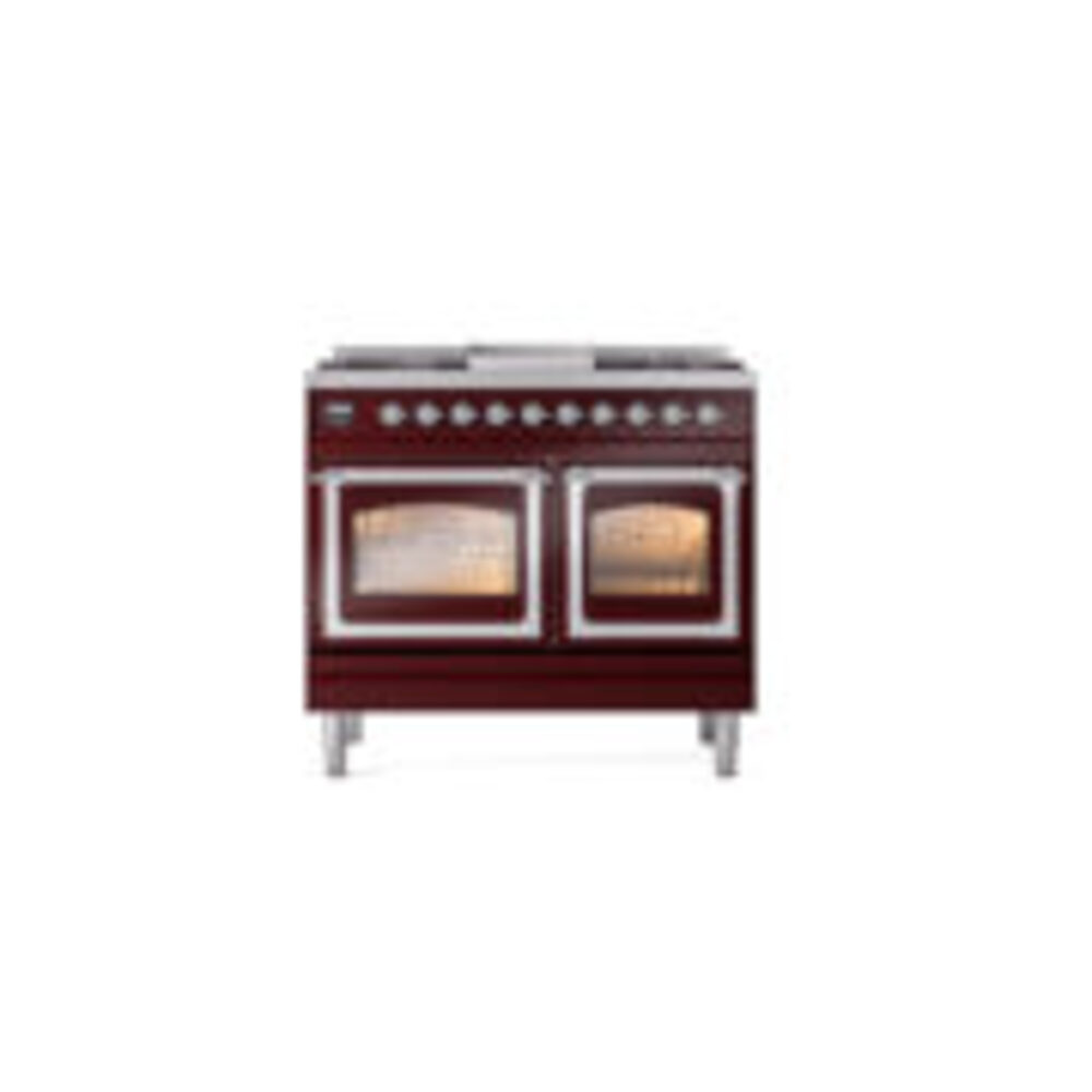 ILVE_UND40FNMPBUCLP_Nostalgie_II_40"_Dual_Fuel_Range_front_view