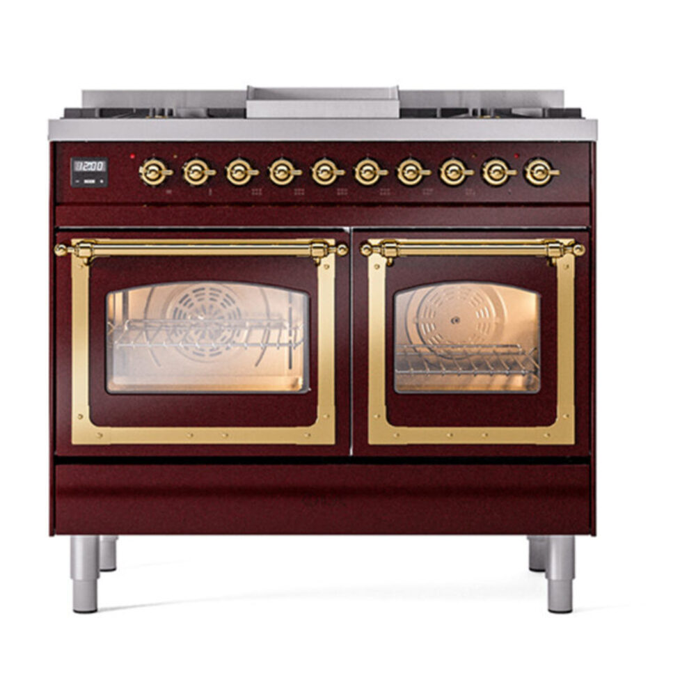 ILVE_UND40FNMPBUG_Nostalgie_II_40"_Dual_Fuel_Range_front_view