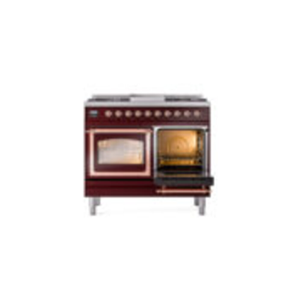 ILVE_UND40FNMPBUPLP_Nostalgie_II_40"_Dual_Fuel_Range_side_oven_door_opened
