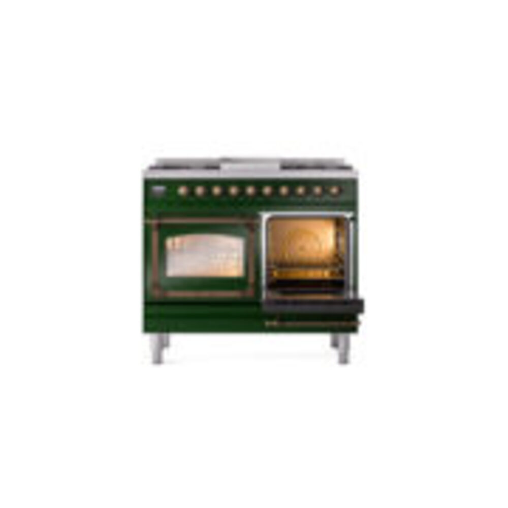 ILVE_UND40FNMPEGBLP_Nostalgie_II_40"_Dual_Fuel_Range_side_oven_door_opened