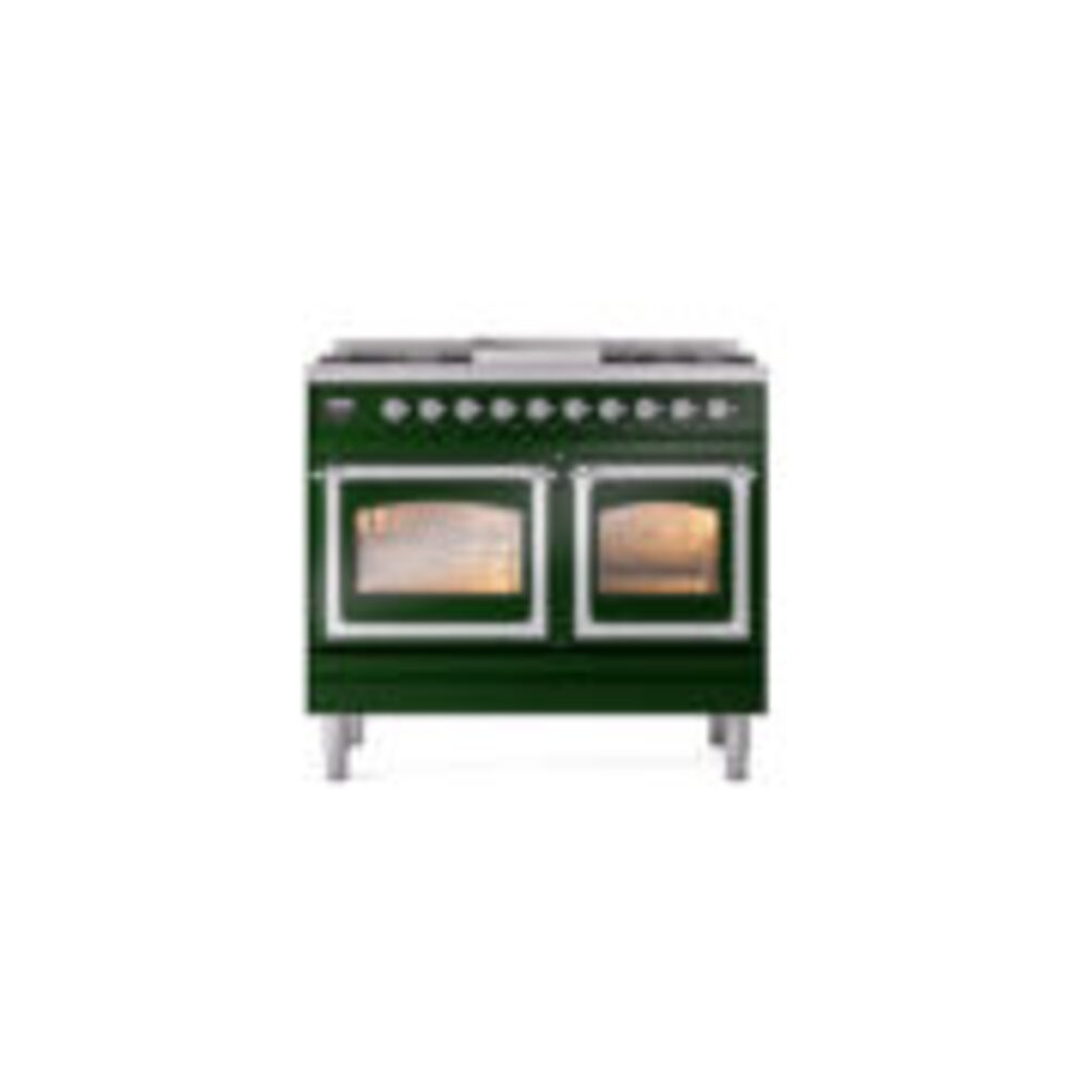 ILVE_UND40FNMPEGCLP_Nostalgie_II_40"_Dual_Fuel_Range_front_view