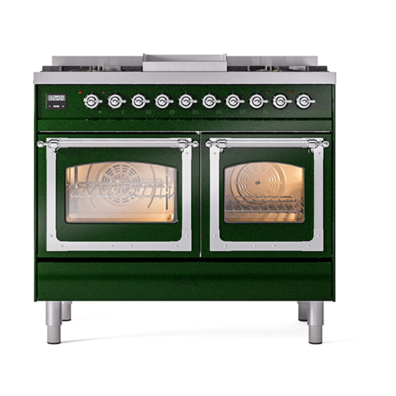 ILVE_UND40FNMPEGC_Nostalgie_II_40"_Dual_Fuel_Range_front_view